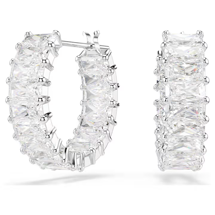 Matrix hoop earrings