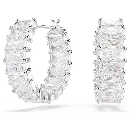 Matrix hoop earrings
